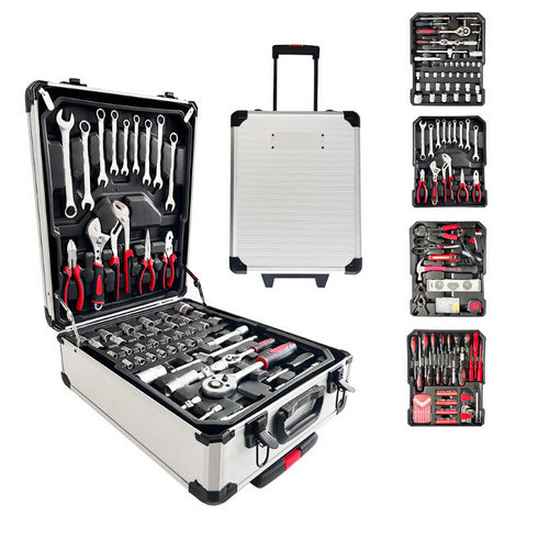 187 Pcs Auto Repair Household Tool Set Tool Box .